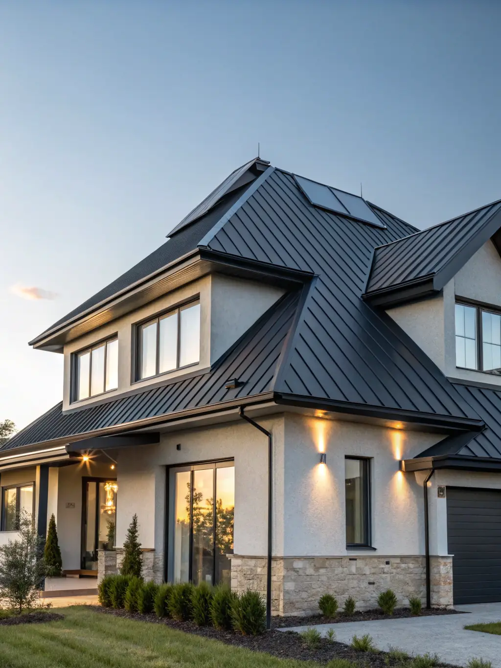 A modern commercial building featuring a newly installed, durable flat roof by Reese Roofing, highlighting the clean lines and professional finish.